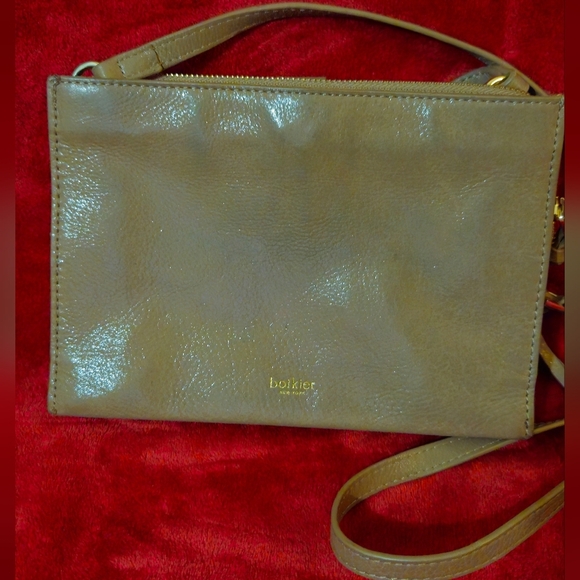 Botkier Olive Crossbody Bag with Gold Accents - Picture 3 of 9